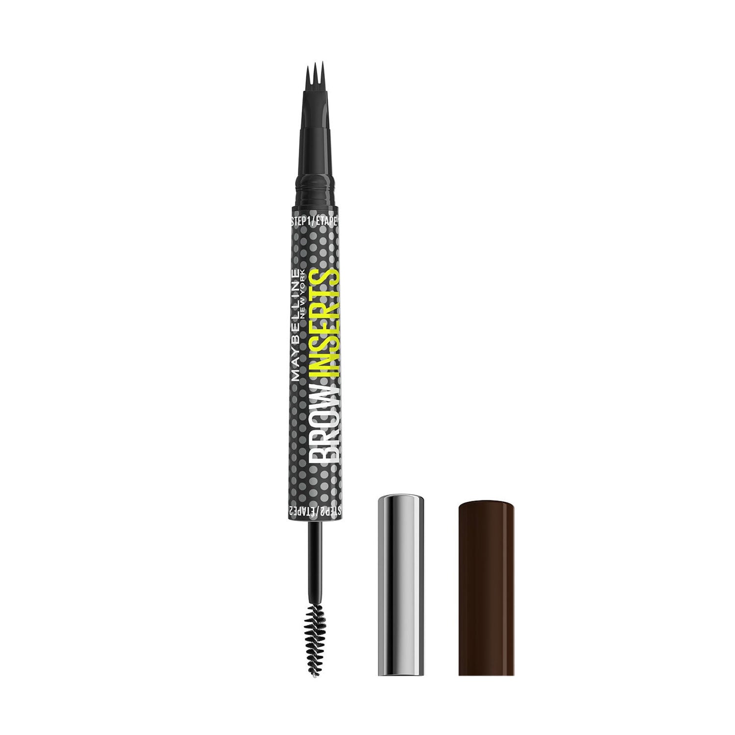 Фломастер-гель для брів 2 в 1 Maybelline New York Brow Inserts 4.5 Ash Brown, 1.25 мл